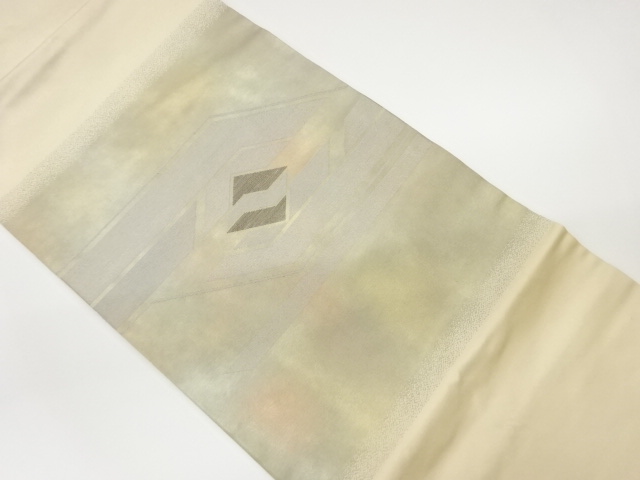 JAPANESE KIMONO / VINTAGE NAGOYA OBI / WOVEN RHOMBUS